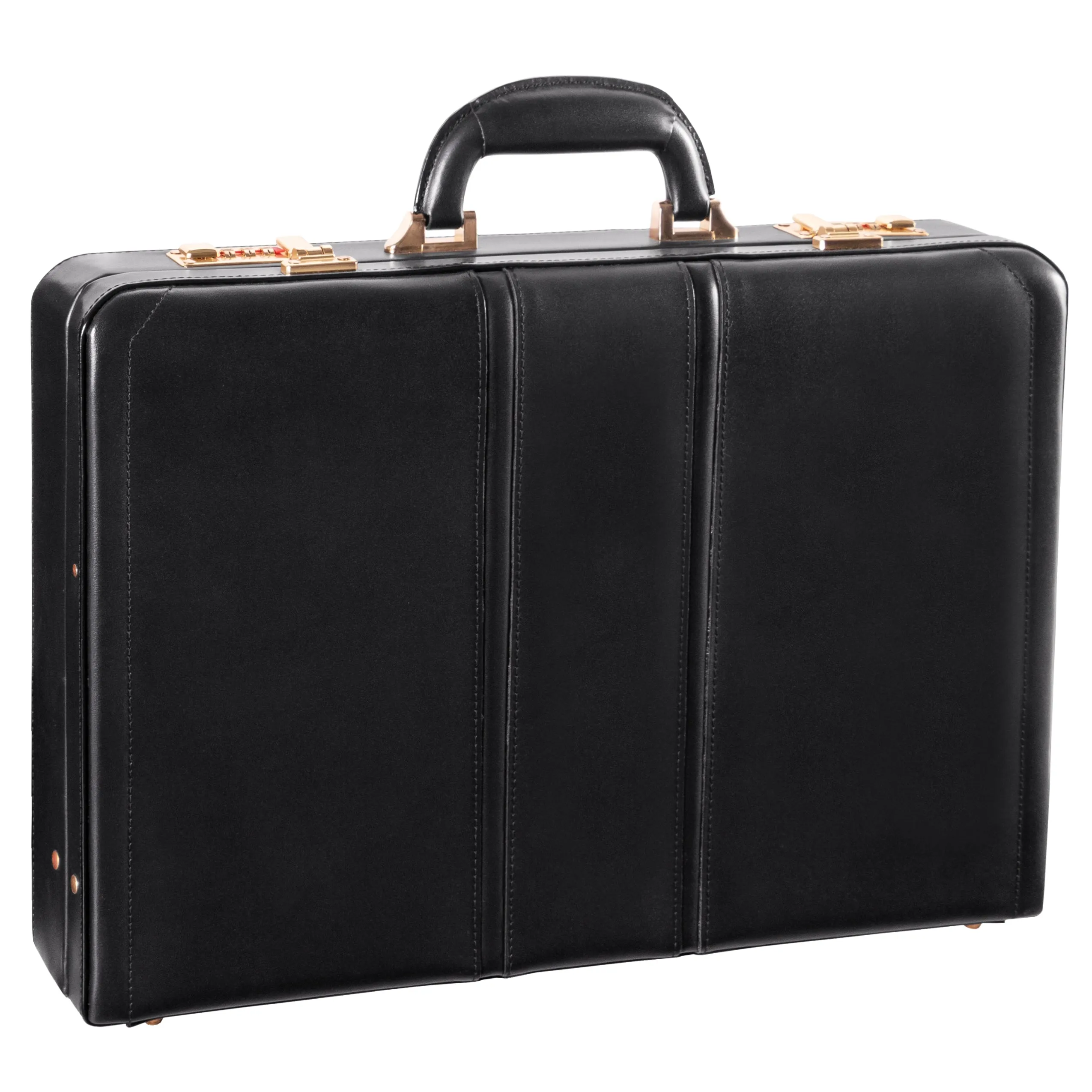 DALEY | 4.25” Leather Attaché Briefcase