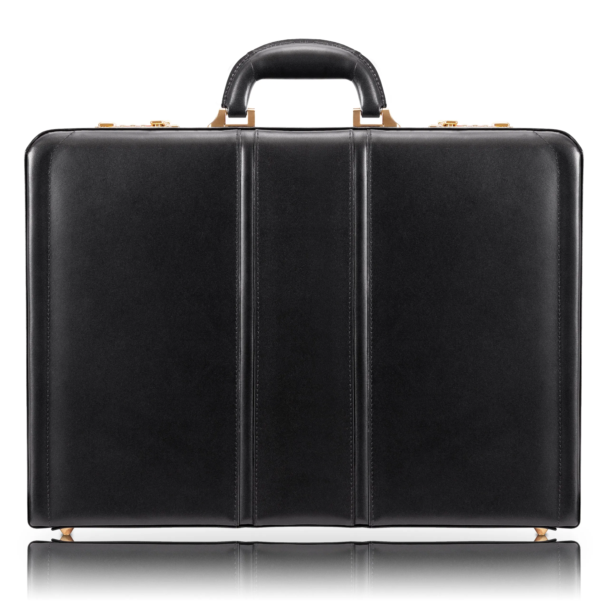 DALEY | 4.25” Leather Attaché Briefcase