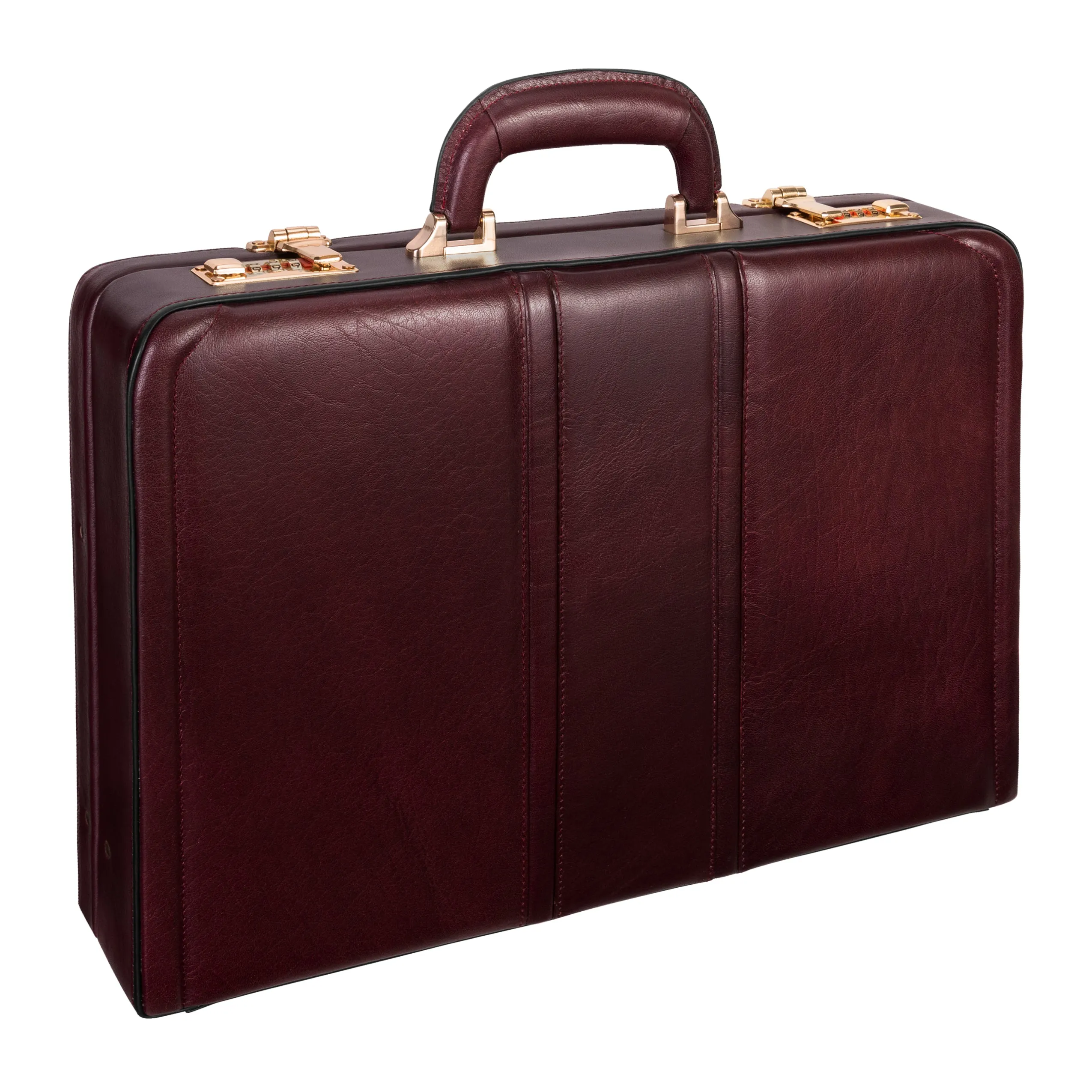 DALEY | 4.25” Leather Attaché Briefcase