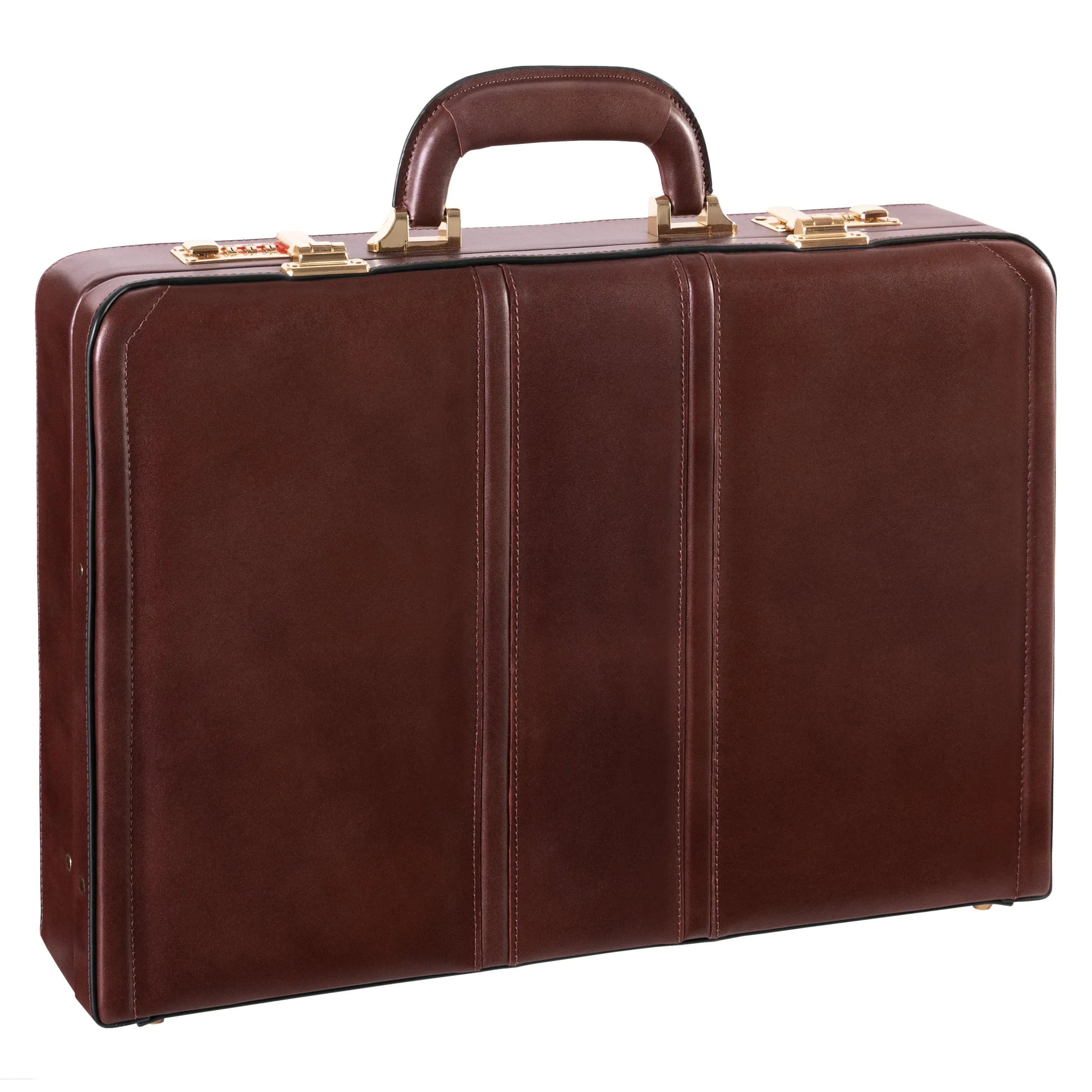 DALEY | 4.25” Leather Attaché Briefcase