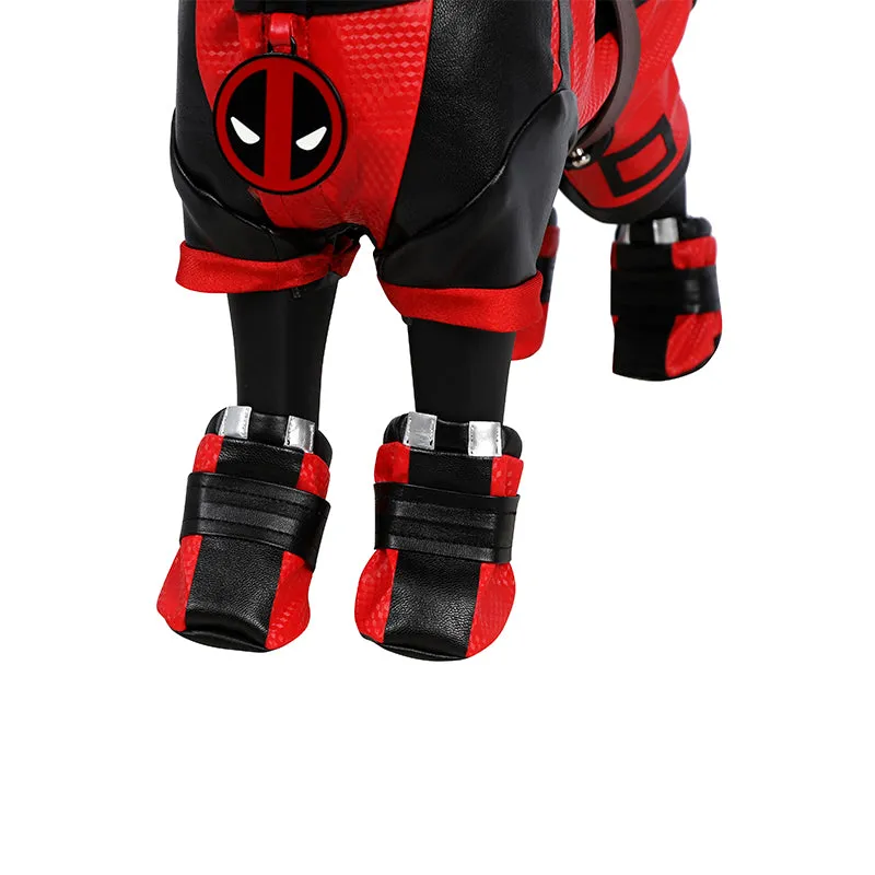 Dogpool Cosplay Deadpool 3 Dog Costume Outfit Halloween Puppy Suit