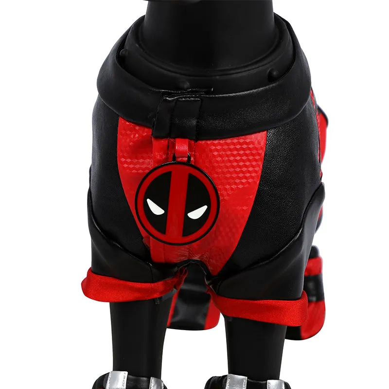 Dogpool Cosplay Deadpool 3 Dog Costume Outfit Halloween Puppy Suit