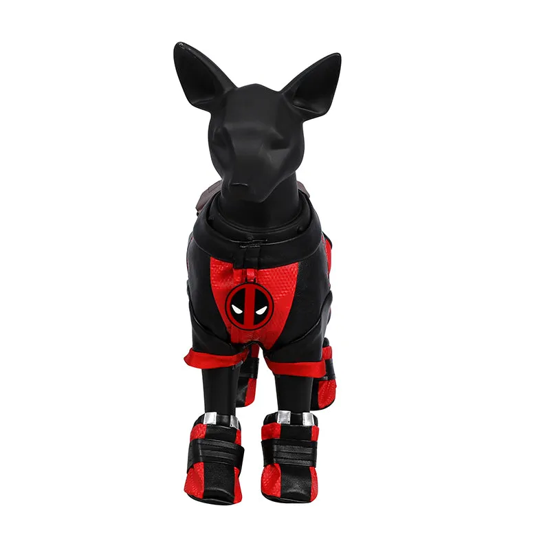 Dogpool Cosplay Deadpool 3 Dog Costume Outfit Halloween Puppy Suit