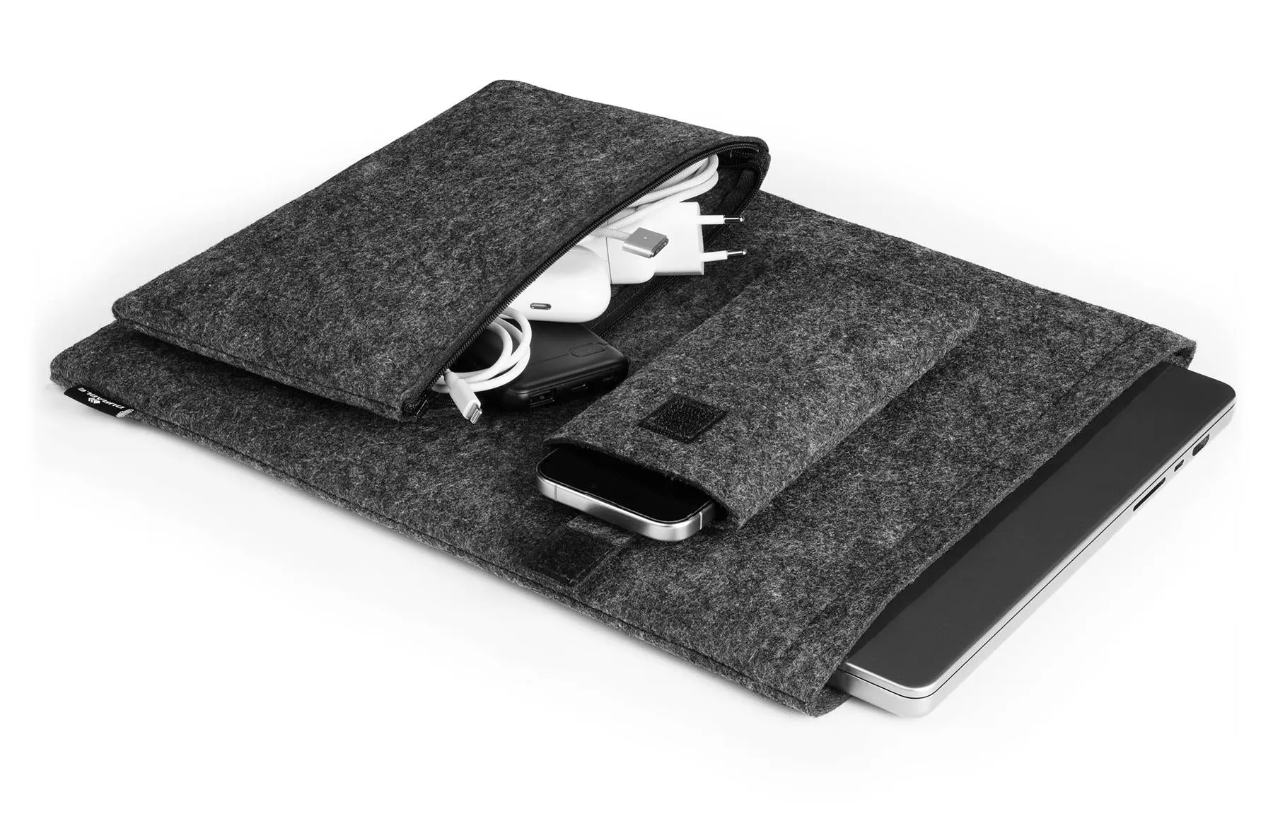 Durable Recycled Felt Laptop MacBook Bag Case Sleeve | 16,4“