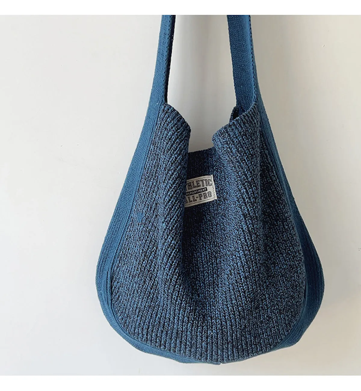 Elena Handbags Cotton Knit Shoulder Bag