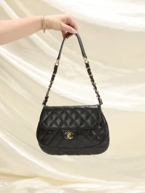 Extremely Rare CL Caviar Shoulder Bag