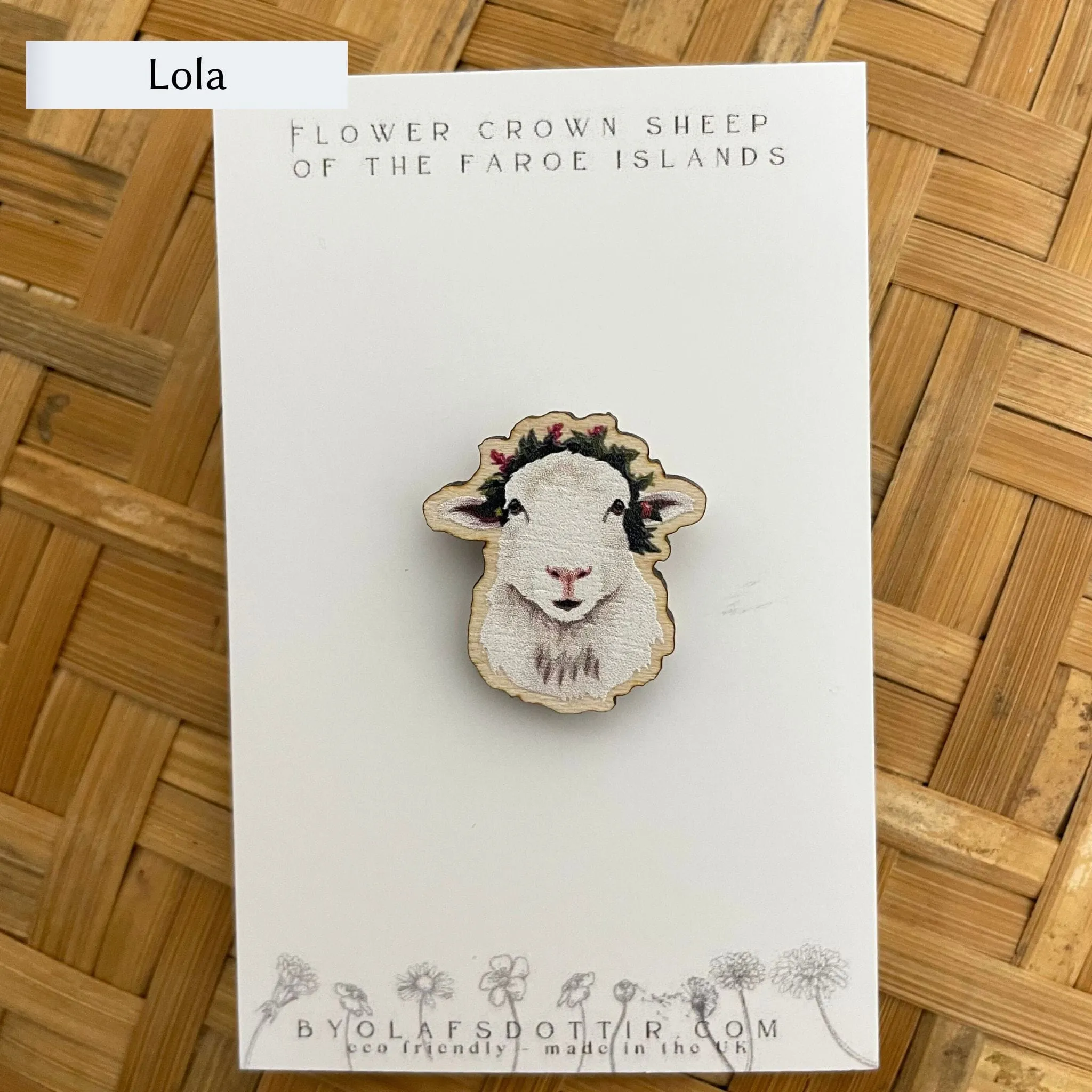 Faroe Islands Sheep Pin