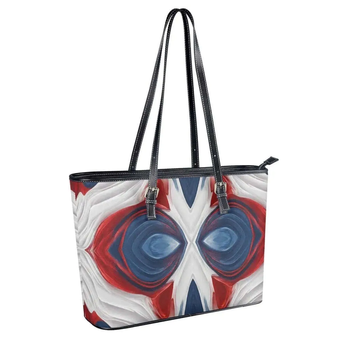 Fashion Red, White, and Blue Patriotic Tote Bag