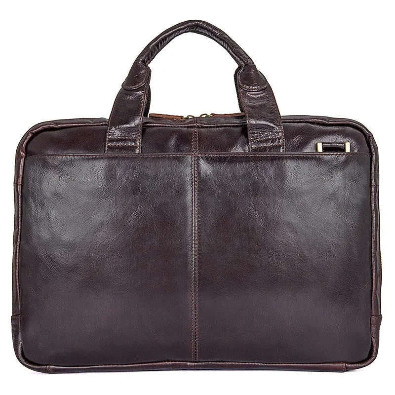 Fashion Vintage Leather Business Briefcase for Men 7092