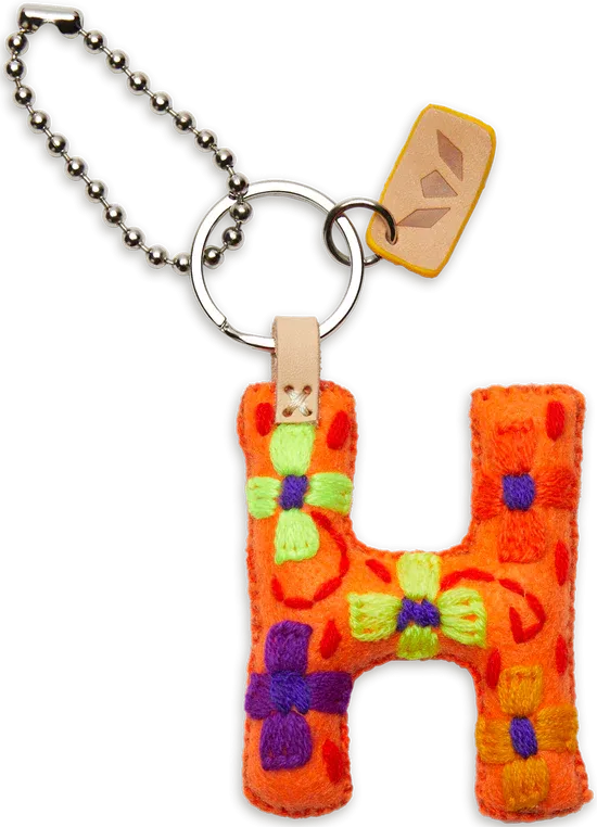 FELT ALPHABET CHARM - ORANGE