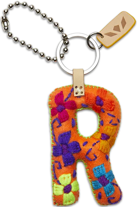 FELT ALPHABET CHARM - ORANGE