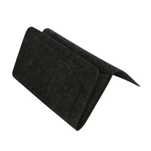 Felt Bedside Storage Bag Pouch Bed Desk Bag Sofa TV Remote Control