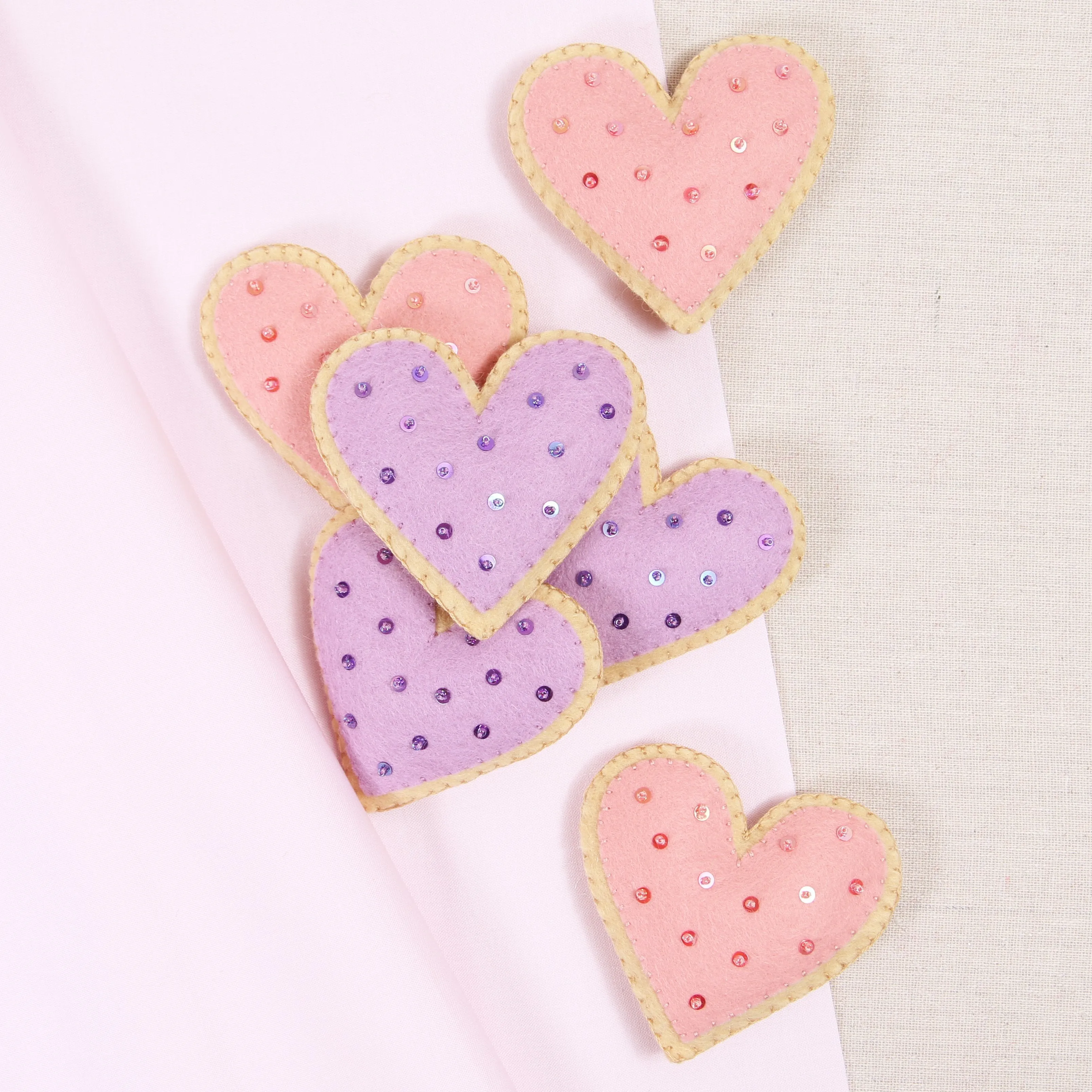 Felt-fetti Sweet Hearts, Die Cut Shapes