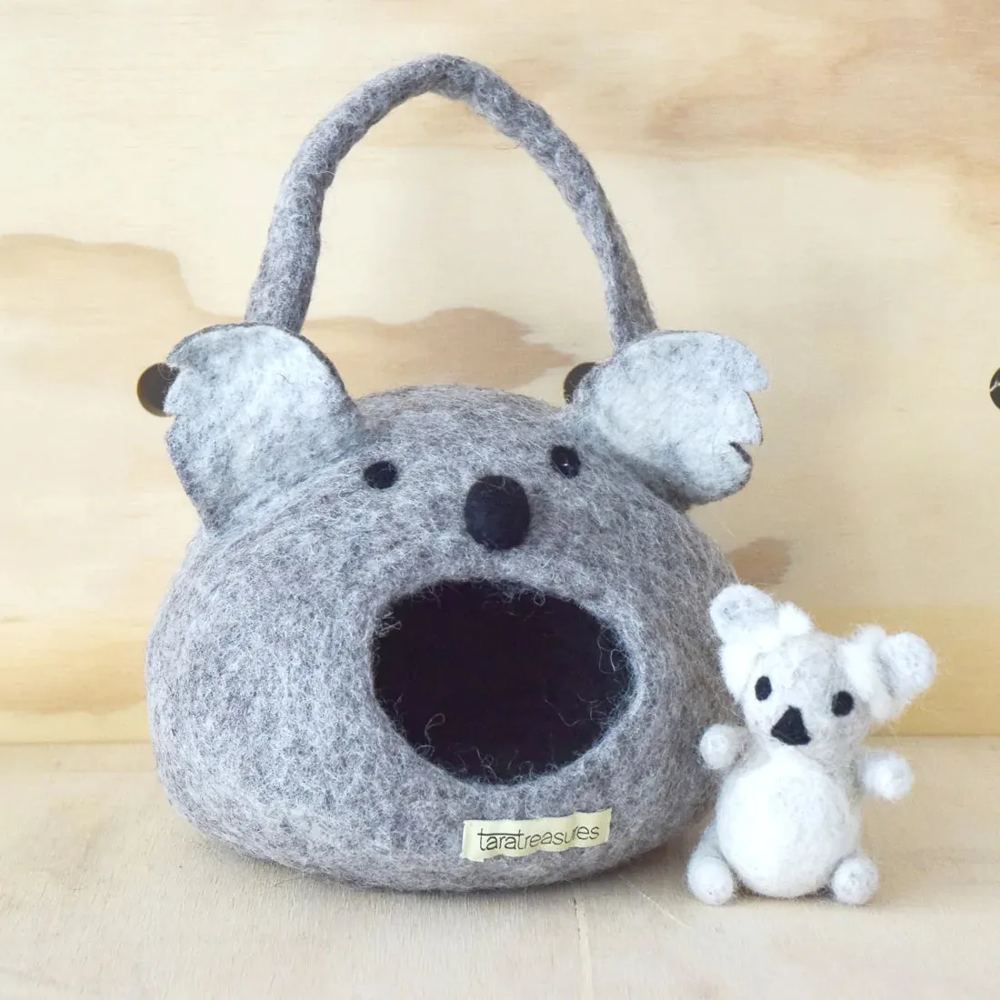 Felt Koala House Bag with Koala Toy