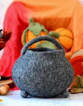 Felt Witches' Cauldron Bag - Tara Treasures