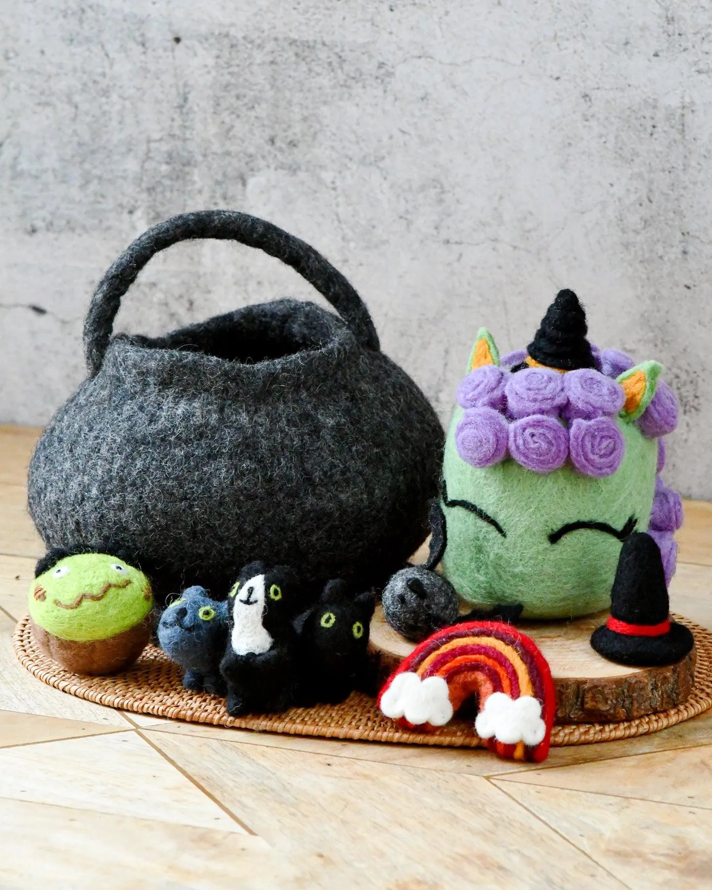 Felt Witches (Trick-Or-Treat) Grazing Set