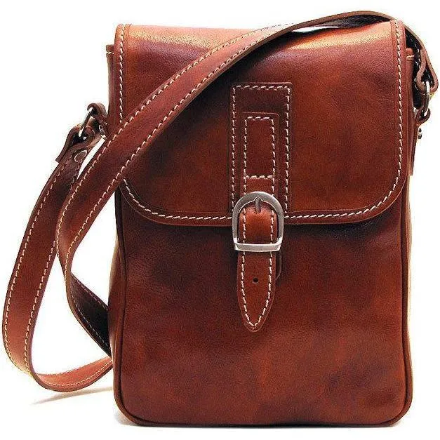 Floto Leather Poste Field Satchel Bag