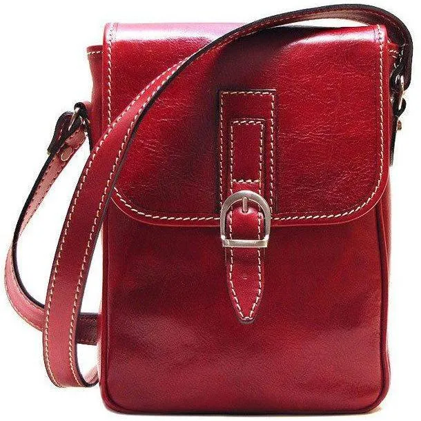 Floto Leather Poste Field Satchel Bag