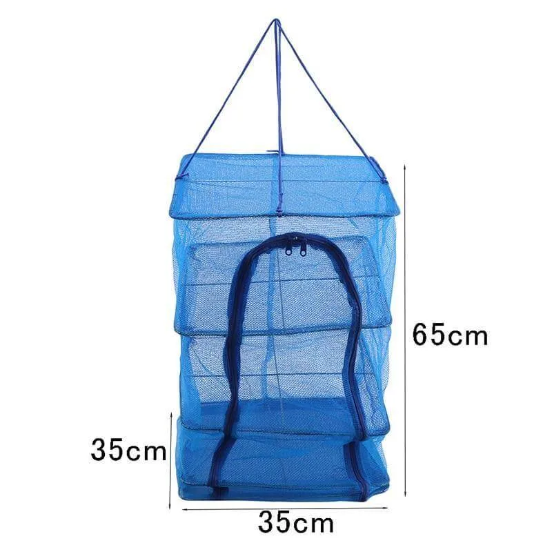 Foldable Multi-Layer Outdoor Fishing Net Rack