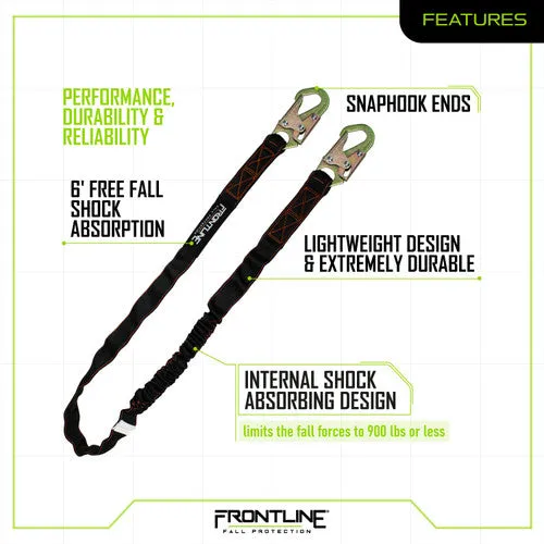 Frontline K100-61S Combat Compliance Kit - Harness, 6' Single Leg Lanyard and Drawstring Bag