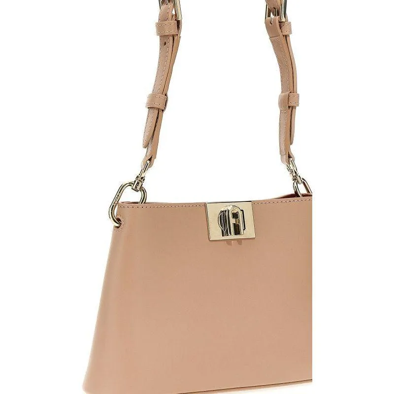 Furla Fleur Shoulder Bag - Beige