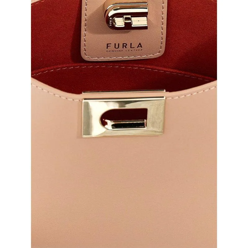 Furla Fleur Shoulder Bag - Beige