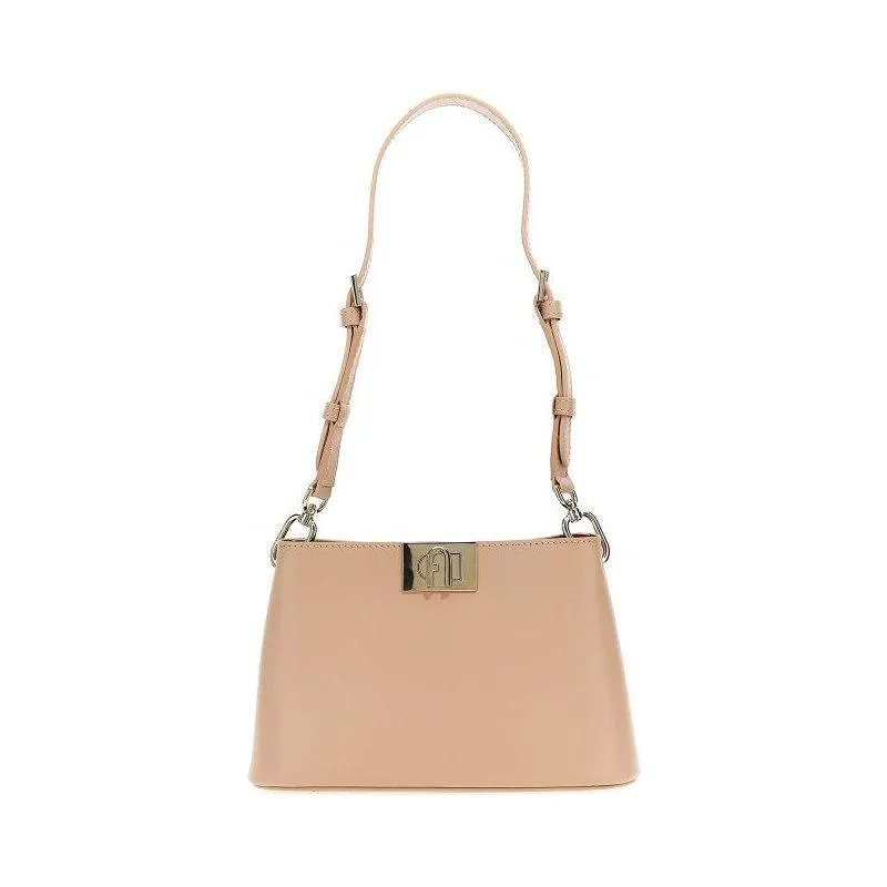 Furla Fleur Shoulder Bag - Beige