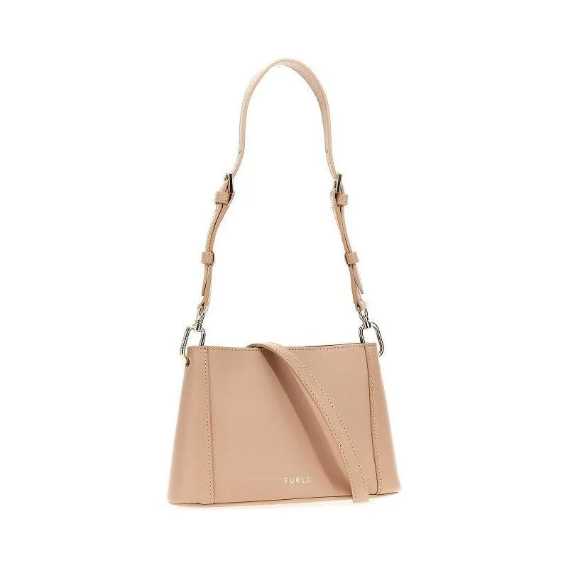 Furla Fleur Shoulder Bag - Beige