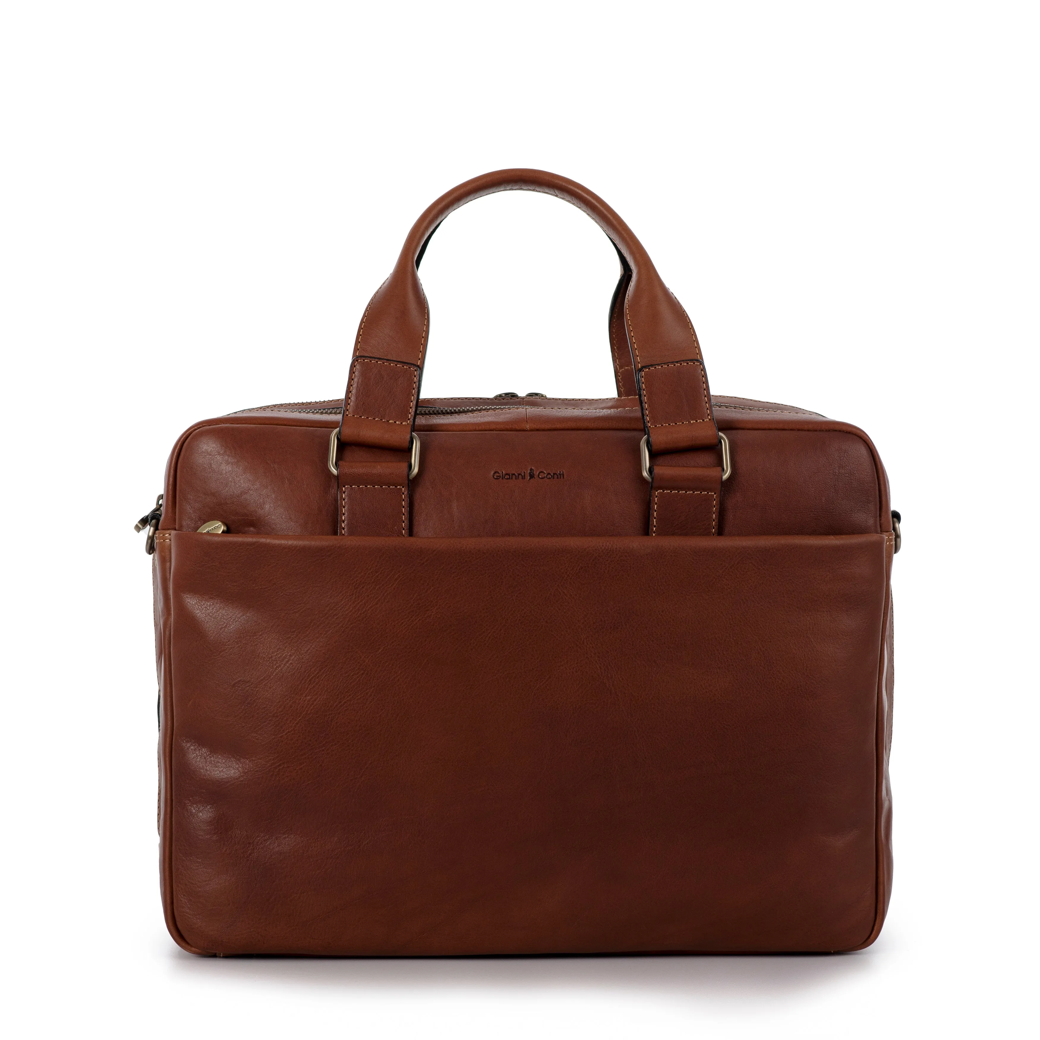 Gianni Conti FRANNIE Veg-Tanned Leather Briefcase