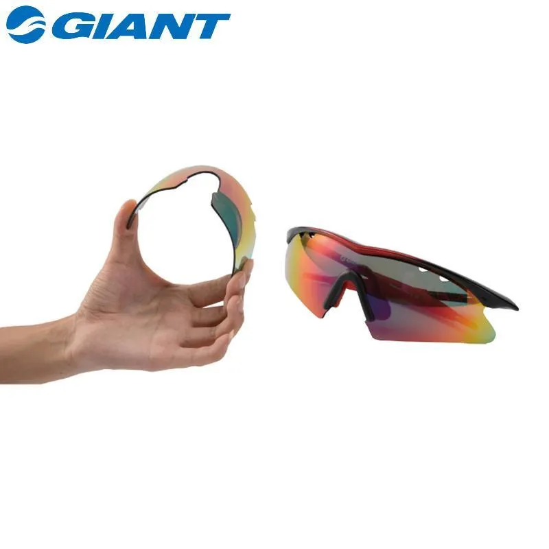 GIANT Men Cycling Glasses Cycling Eyewear 5 Lens GL926