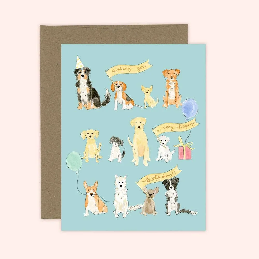 Greeting Card - Wishing you a Happy Birthday Dog Lover