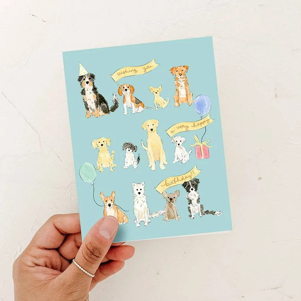 Greeting Card - Wishing you a Happy Birthday Dog Lover