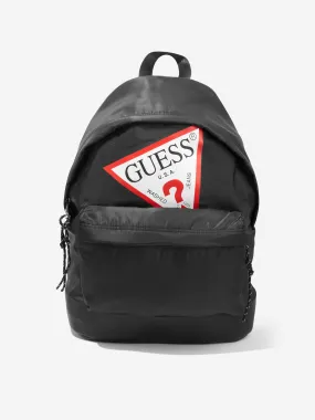 Guess Kids Logo Backpack in Black