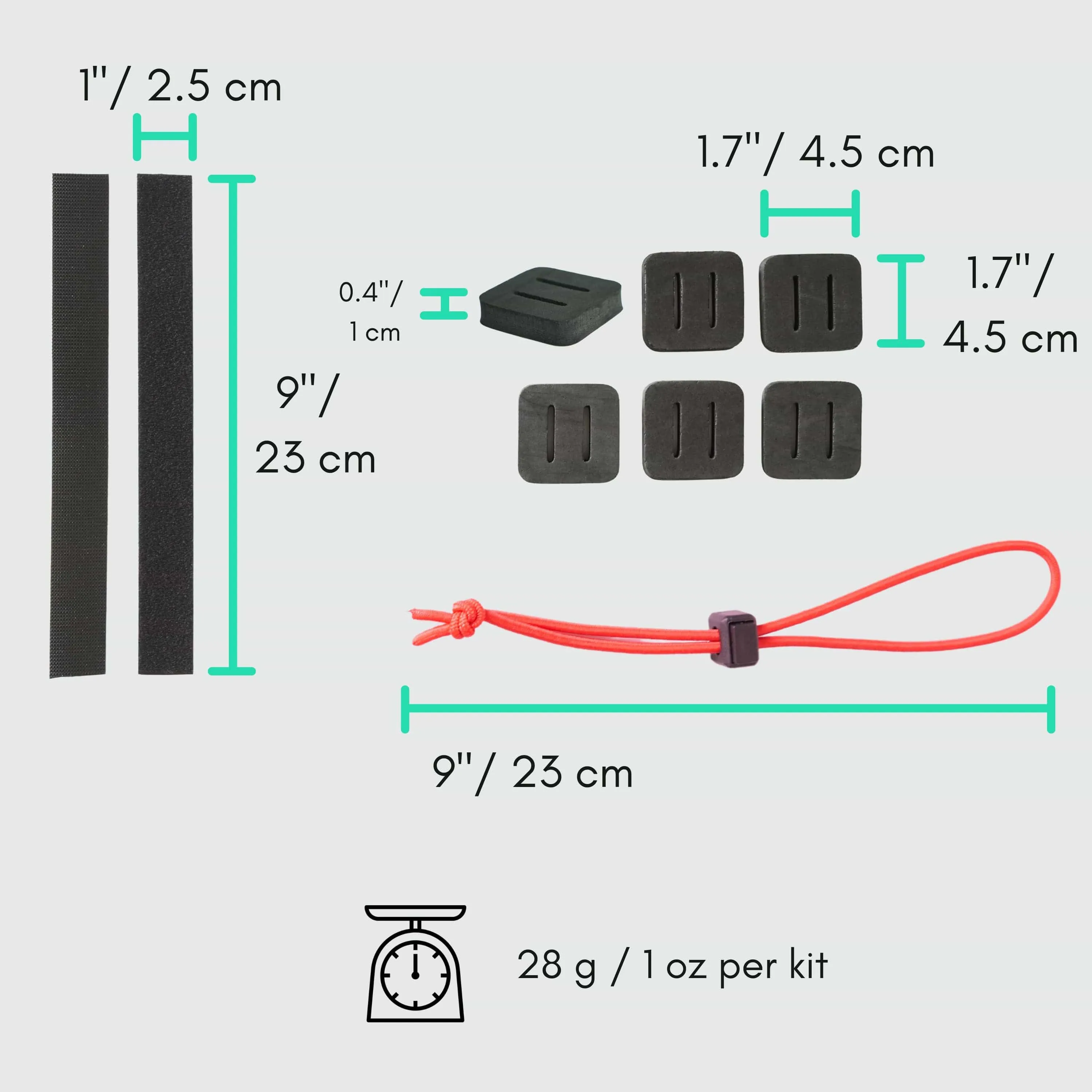 Handlebar Bag Foam Spacer Kit