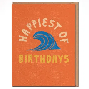 Happiest Of Birthdays - Surf Birthday Card