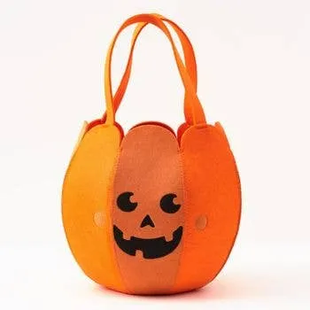 Happy Pumpkin Felt Tote