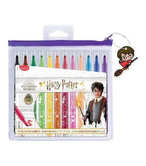 Harry Potter Felt Tips Coloring Pens in Pouch x 12