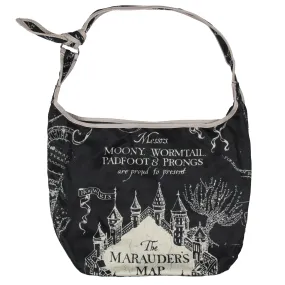 Harry Potter The Marauder's Map Hogwarts Shoulder Crossbody Purse Hobo Bag