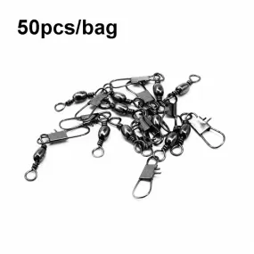 HENGJIA SS007 50pcs/bag B-pin Connector 8 Shape Swivel Loop Accessories, Specification: 10 2B (30mm)