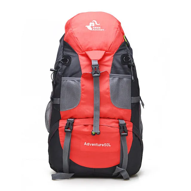 Hiking Backpack 50L Big Capacity Outdoor Sports Bag Mountaineering