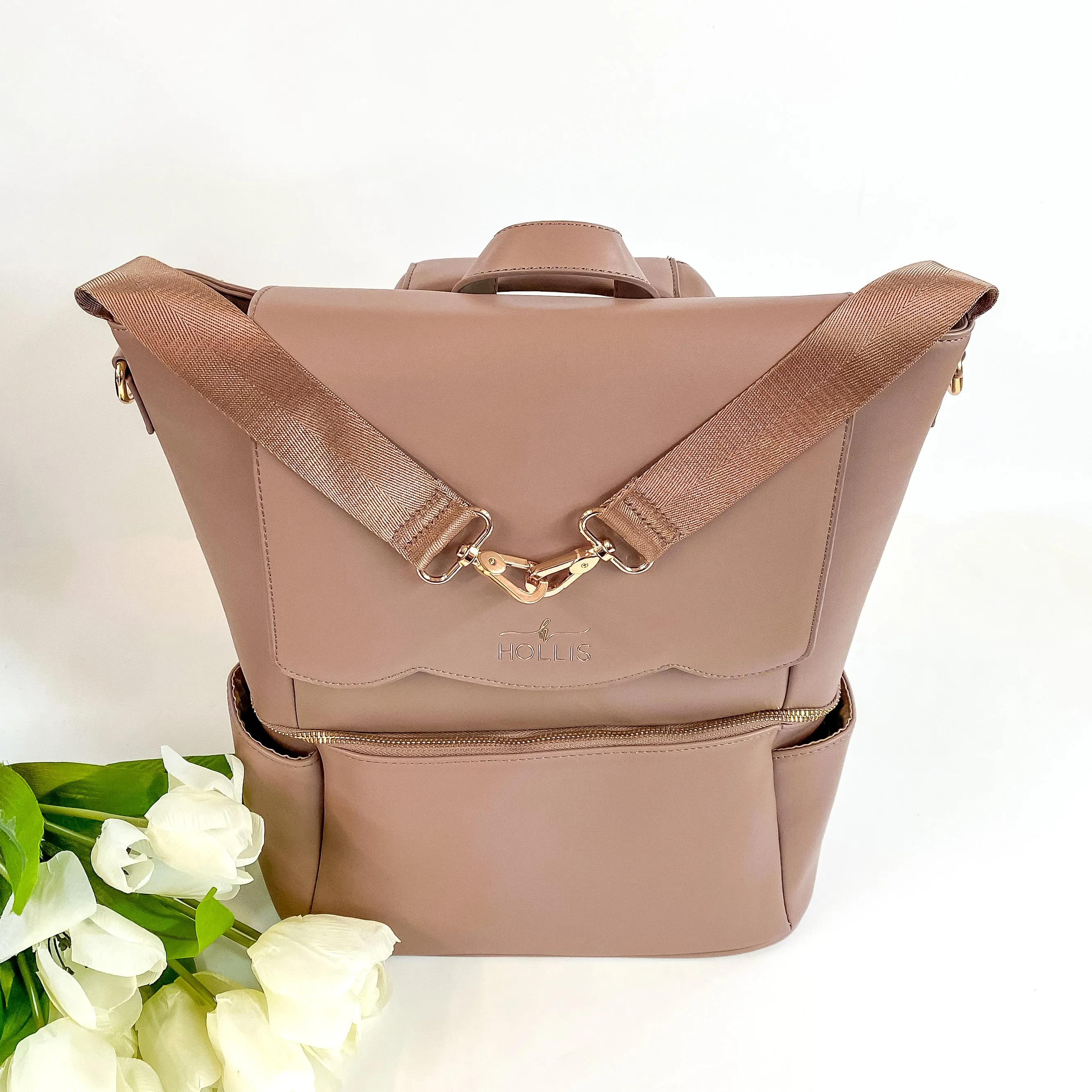 Hollis | Diaper Bag in Mocha