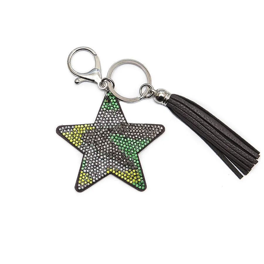 Hot Tomato Camo Star Key Ring