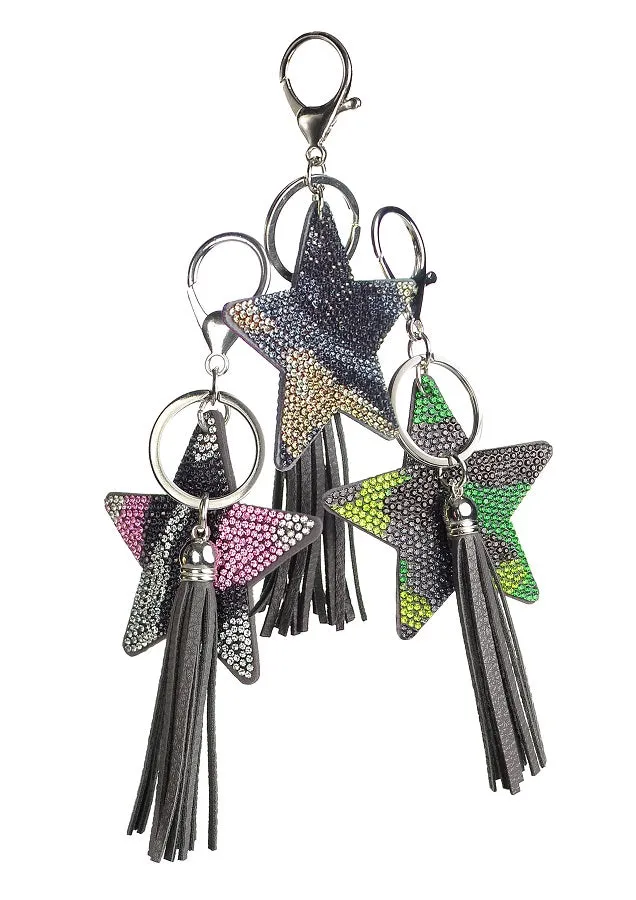 Hot Tomato Camo Star Key Ring