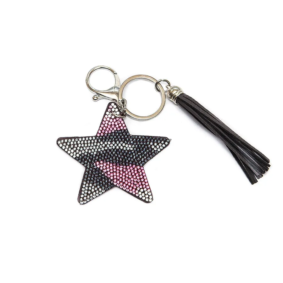 Hot Tomato Camo Star Key Ring