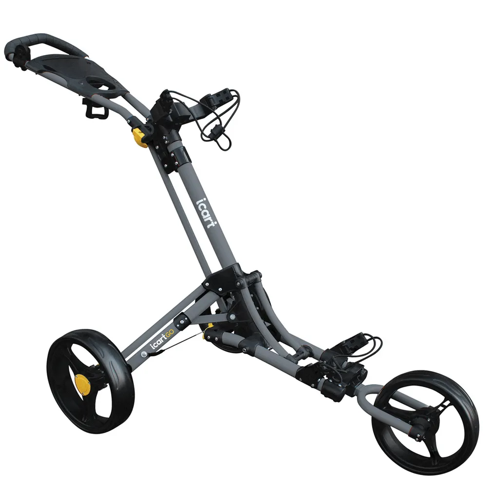 iCart Go - 3 Wheel Golf Push Trolley