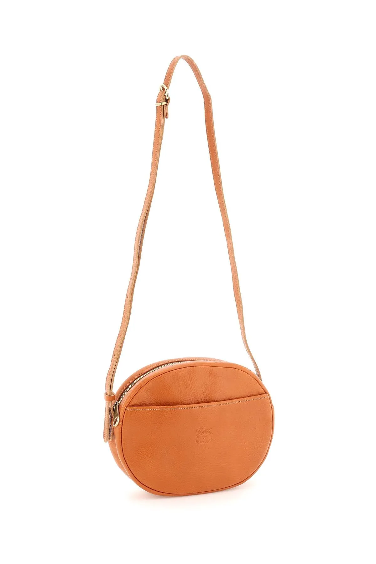 Il bisonte grained leather crossbody bag