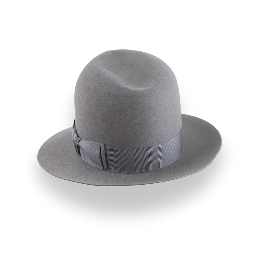 Indiana Jones Grey Fedora in Premium Beaver Fur Felt | The Pulsar