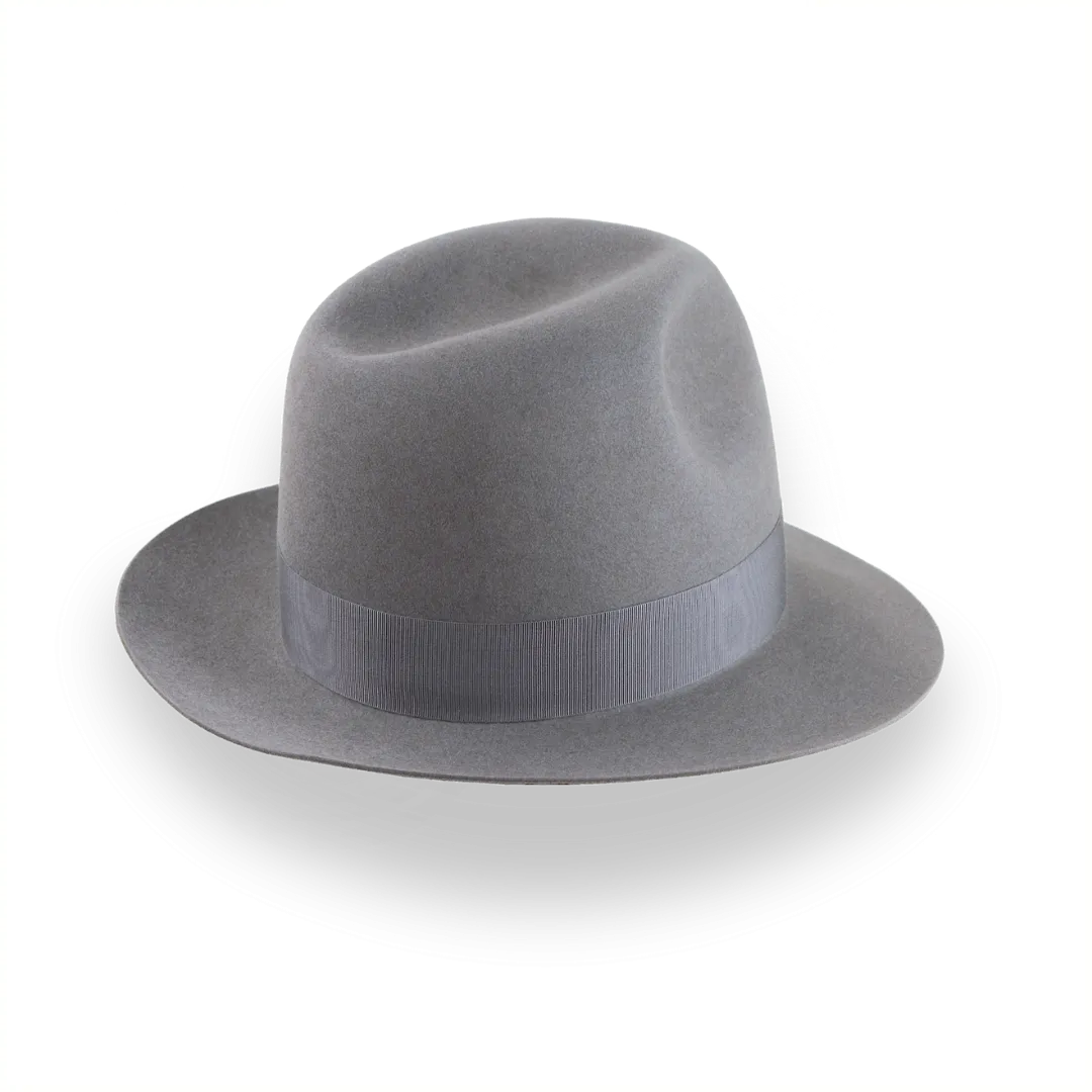 Indiana Jones Grey Fedora in Premium Beaver Fur Felt | The Pulsar