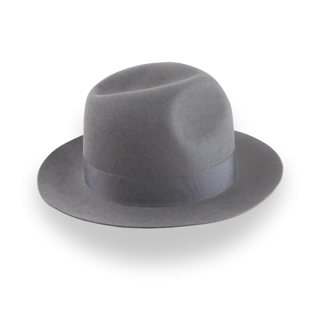 Indiana Jones Grey Fedora in Premium Beaver Fur Felt | The Pulsar