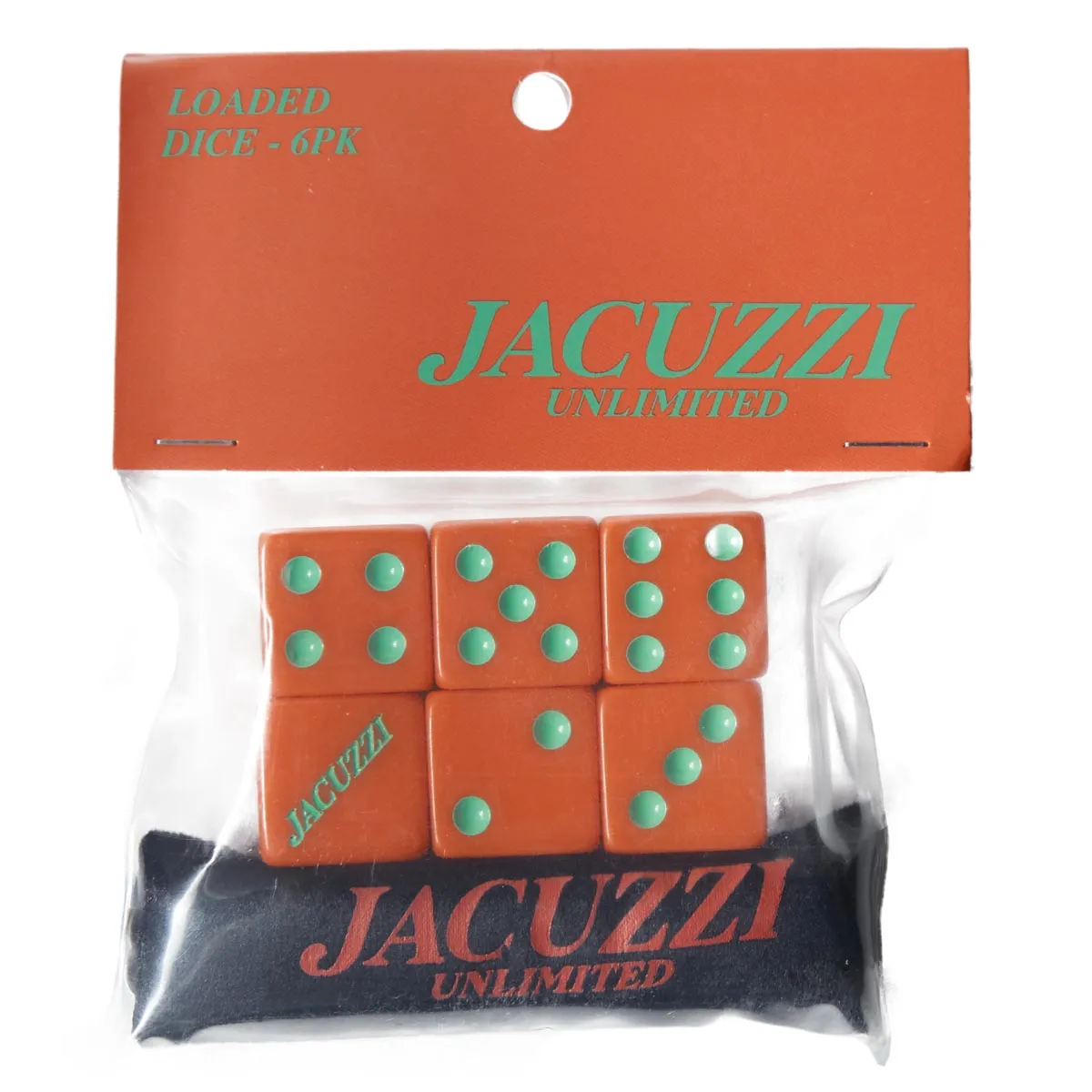 Jacuzzi Unlimited Snake Eyes Loaded Dice - Salmon